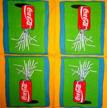 007 Coca Cola - 3-ply - (grün)